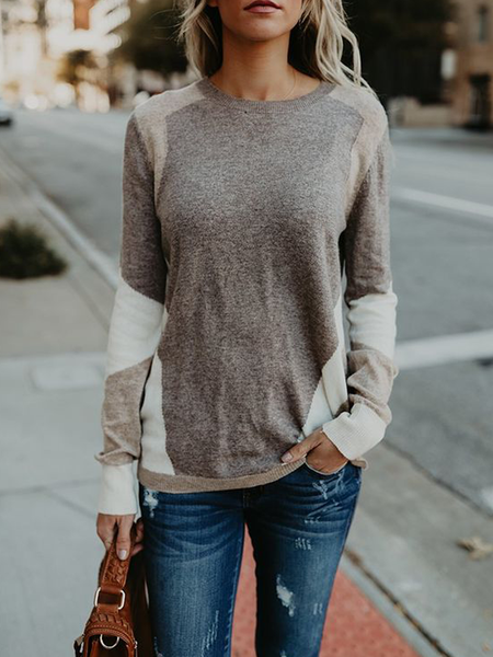 

Casual Household Daily Vintage Loose Top, Gray, Tops