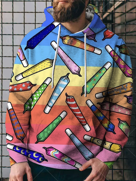 

Long Sleeve Hooded Casual Sweatshirt, Color1, Hoodies&Sweatshirts