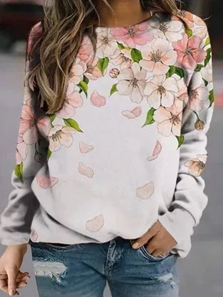 

Casual Loosen Shirts & Tops, Nudepink, Tops