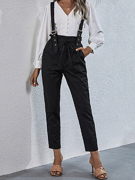 

Casuale Pezzi interi, Nero, Jumpsuits
