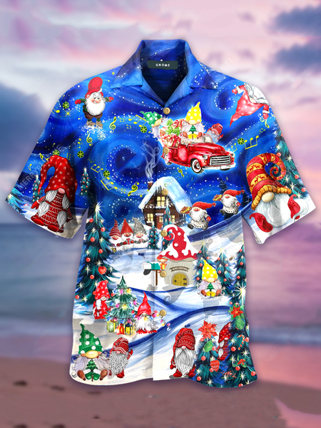

Short Sleeve Shirt Collar Shirts & Tops, Blue, Shirts ＆ Blouse