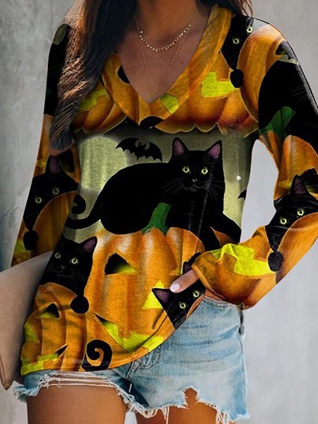 

Animale Top, Giallo, T-Shirts
