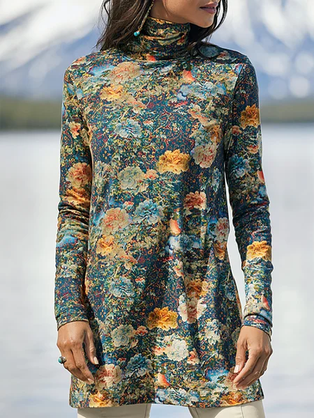 

Cotton Blends Simple Shirts & Tops, Multicolor, Tunics