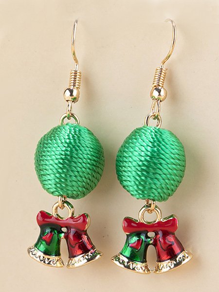 

Natale campana Palla Orecchini, Come immagine, Earring