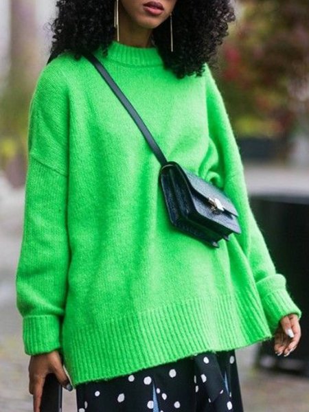 

Acrilico Girocollo Maglione, Verde, Hoodies & Sweatshirts