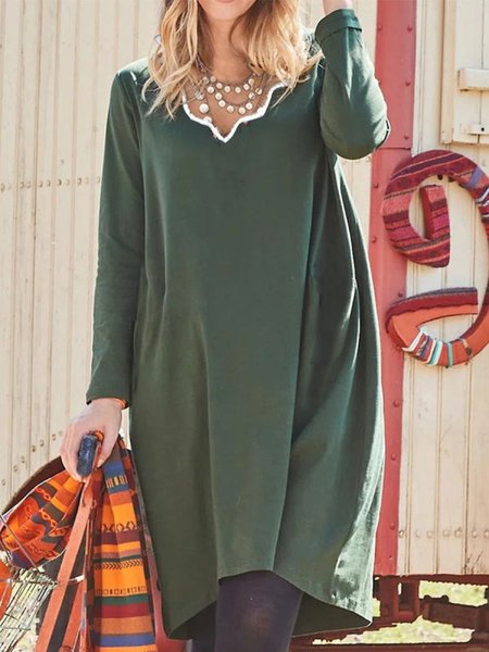 

Casual Dresses, Army green, Mini Dresses