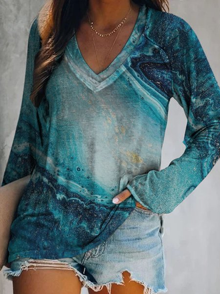

Vintage Shirts & Tops, Aqua blue, T-Shirts