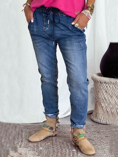 

Denim Pants, Blue, Pants