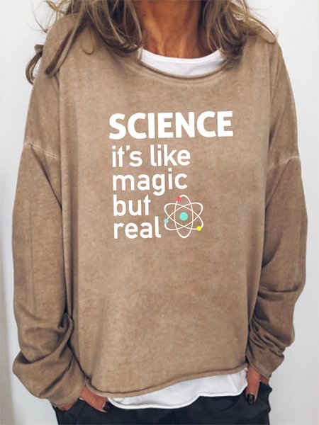 

It's Like Magic But Real Sweatshirt, Khaki, Hoodies&Sweatshirts