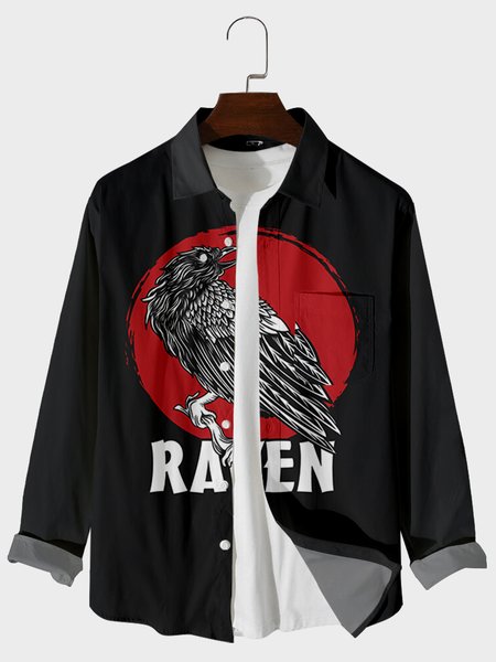 

Casual Shirt Collar Shirts, Black, Men's shirts