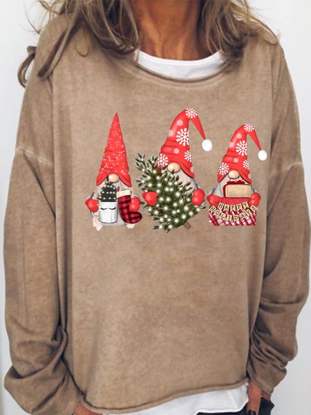 

Christmas Gnomes Casual Sweatshirt, Light brown, Hoodies&Sweatshirts