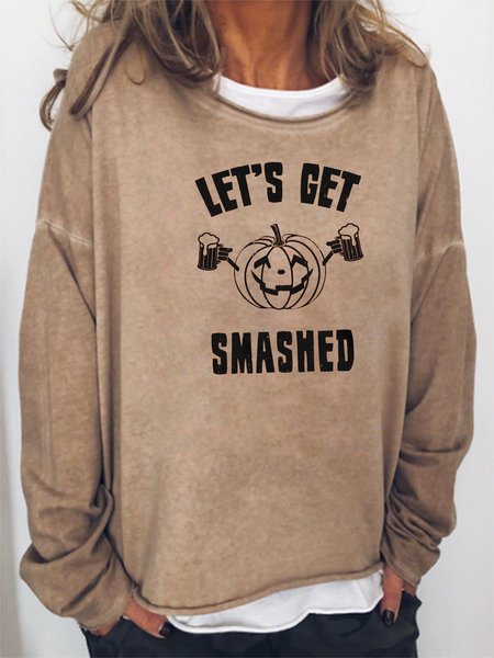 

Lets Get Smashed Sweatshirt, Khaki, Hoodies&Sweatshirts