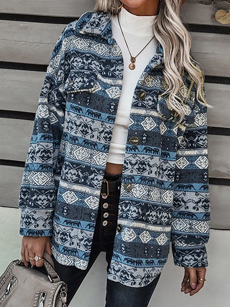 

Simple Tribal Outerwear, Blue, Outerwear