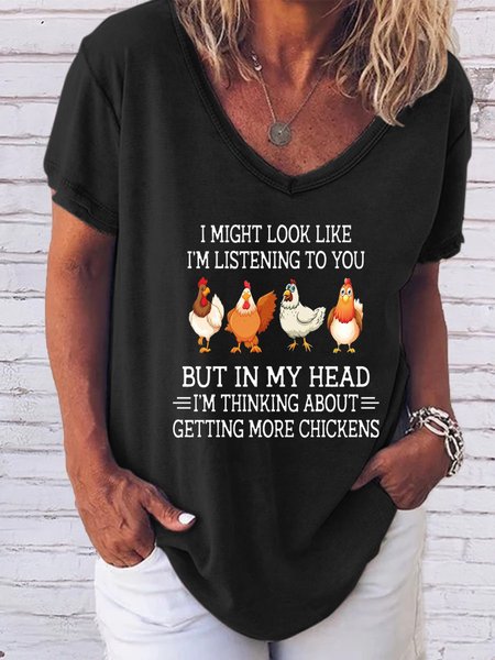 

Getting More Chickens T-shirt, Black, T-shirts