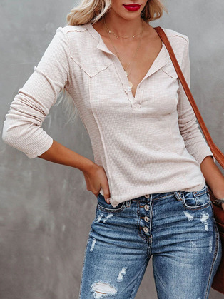 

Plain Simple Shirts & Tops, Apricot, Tops