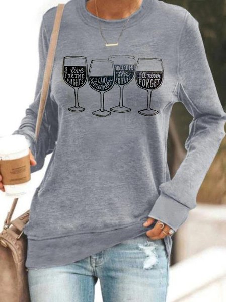 

Casual Sweatshirt, Gray, Hoodies & Sweatshirts
