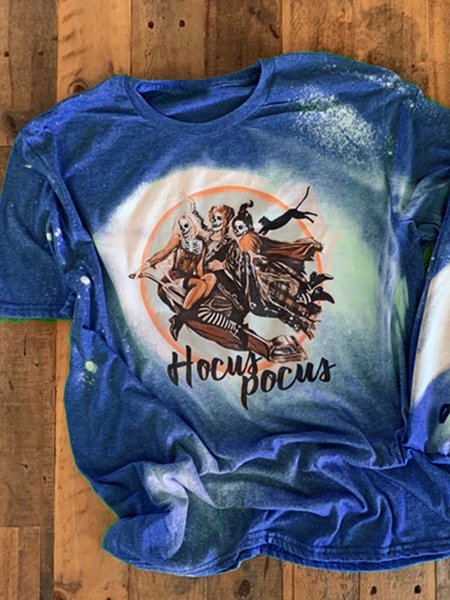 

Hocus Pocus Skeleton Shift Bleach Tshirts, As picture, T-shirts