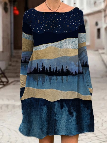 

Round Neck Dresses, Multicolor, Mini Dresses