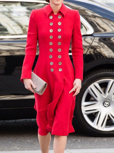 

Regular Fit Outerwear, Red, Coats