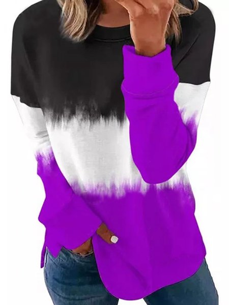 

Cotton Blends Sweatshirts, Violet, Hoodies & Sweatshirts