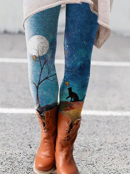

Skinny Leggings, Blue, Leggings