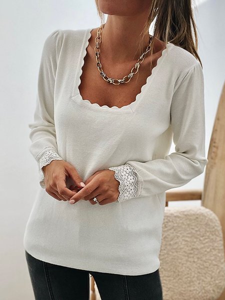 

Plain Casual Shirts & Tops, Gray, Tops