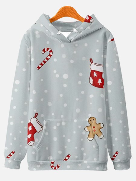 

Hooded Long Sleeve Casual Sweatshirt, Color, Hoodies
