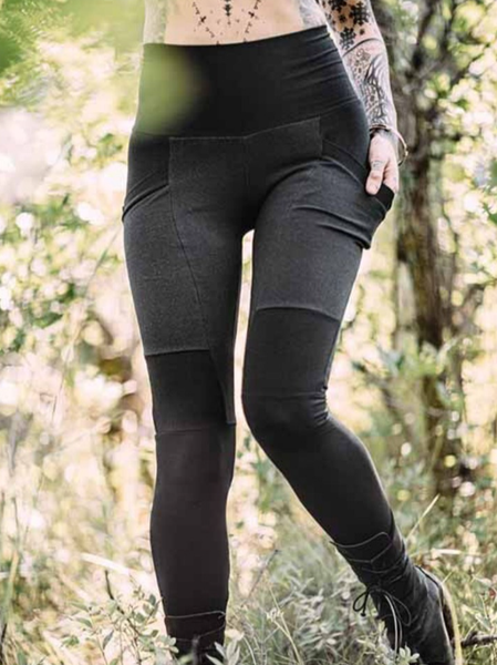 

Skinny Casual Pants, Black, Leggings