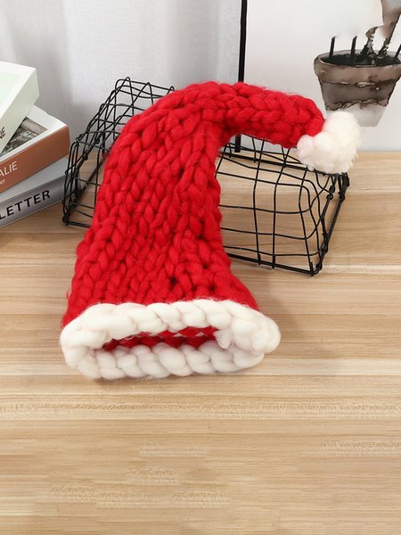 

Natale Semplice Intrecciata Cappello, Rosso, Accessories