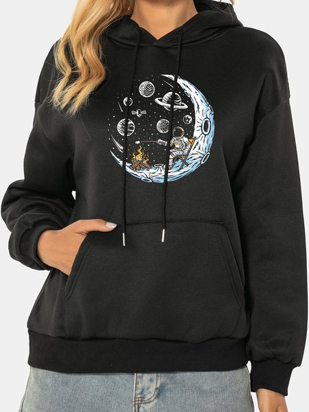 

Unocis Funny Space Astronaut Hoodie, Black, Hoodies