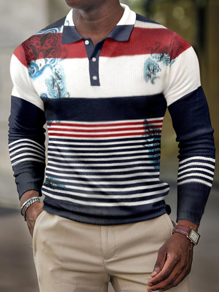 

Long Sleeve Polo Casual Shirts & Tops, Multicolor, Men's t-shirts