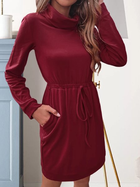 

Casual Vacation Simple Lady Loosen Dresses, Datered, Casual Dresses