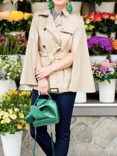 

Fall Loosen Mid-weight Work Formal Daily Long sleeve Outerwear, Khaki, Coats