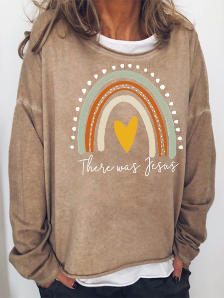 

There Was Jesus In The Waiting Sweatshirt, Khaki, Hoodies&Sweatshirts