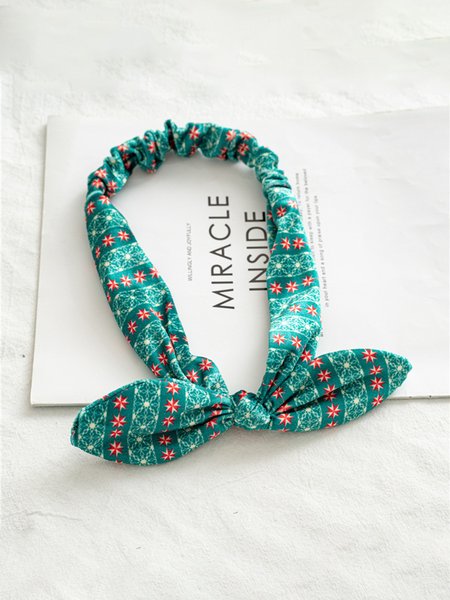 

Christmas Tree Elk Geometric Print Headbands, Others