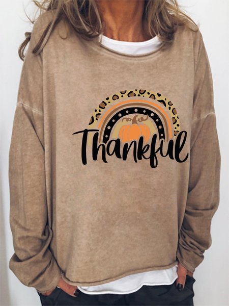 

Thankful Thanksgiving Sweatshirts, Light brown, Hoodies&Sweatshirts