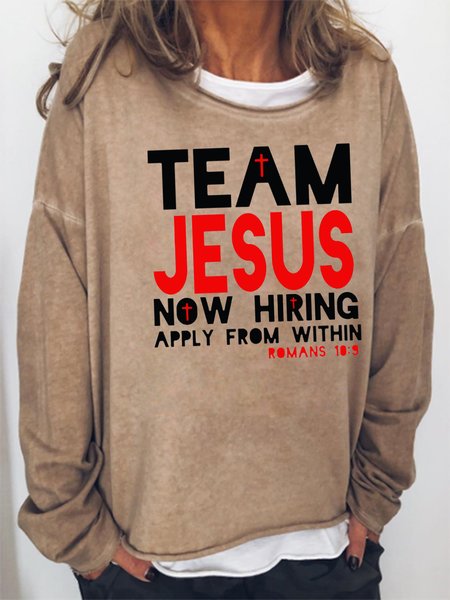

Team Jesus now hiring apply from within Sweatshirt, Khaki, Hoodies&Sweatshirts