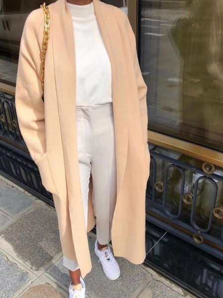 

Simple Elegant Outerwear, Camel, Coats