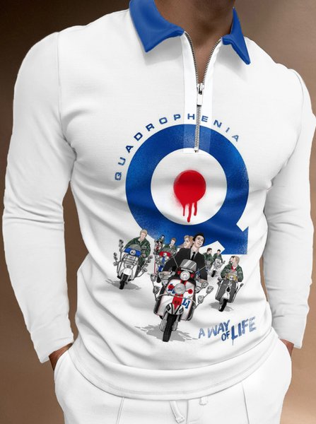 

Polo Long Sleeve Cotton Shirts & Tops, Color1, polo