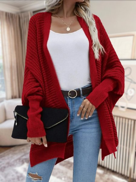 

Christmas red loose cardigan sweater, Cardigans