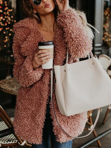 

Solido Dolce Maniche Lunghe Raffica Giubbotto, Rosa, Coats & Jackets