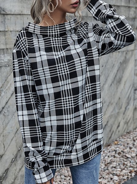 

Cotton Vintage Sweatshirt, Black-white, Hoodies & Sweatshirts