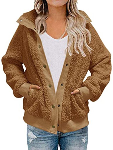 

Lapel Outerwear, Caramel, Outerwear
