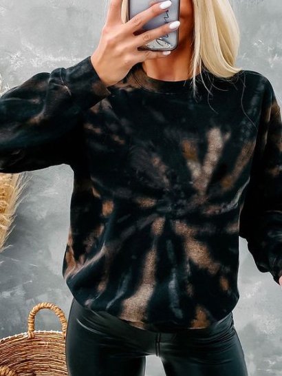 

Casual Ombre Regular Fit Sweatshirt, Black, Hoodies & Sweatshirts