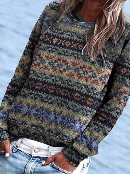 

Tribal Casual Sweatshirts, As picture, Hoodies & Sweatshirts