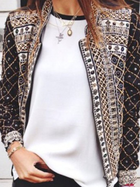 

Loosen Vintage Outerwear, As picture, Coats & Jackets