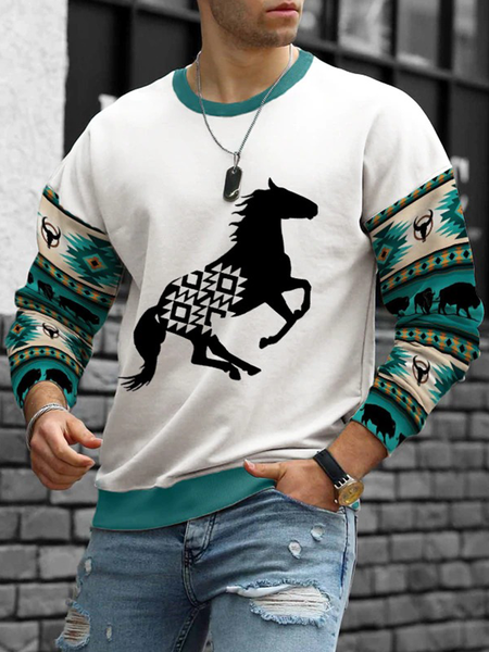 

Vacation Printed Long Sleeve Sweatshirt, Multicolor, Hoodies&Sweatshirts