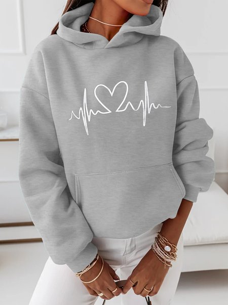 

Cotton Abstract Sweatshirt, Light gray, Hoodies & Sweatshirts
