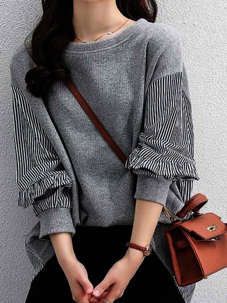 

Regular Fit Solid Sweatshirt, Gray, Hoodies and Sweatshirts