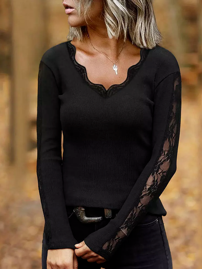 

Plain V Neck Shirts & Tops, Black, Tees & T-shirts